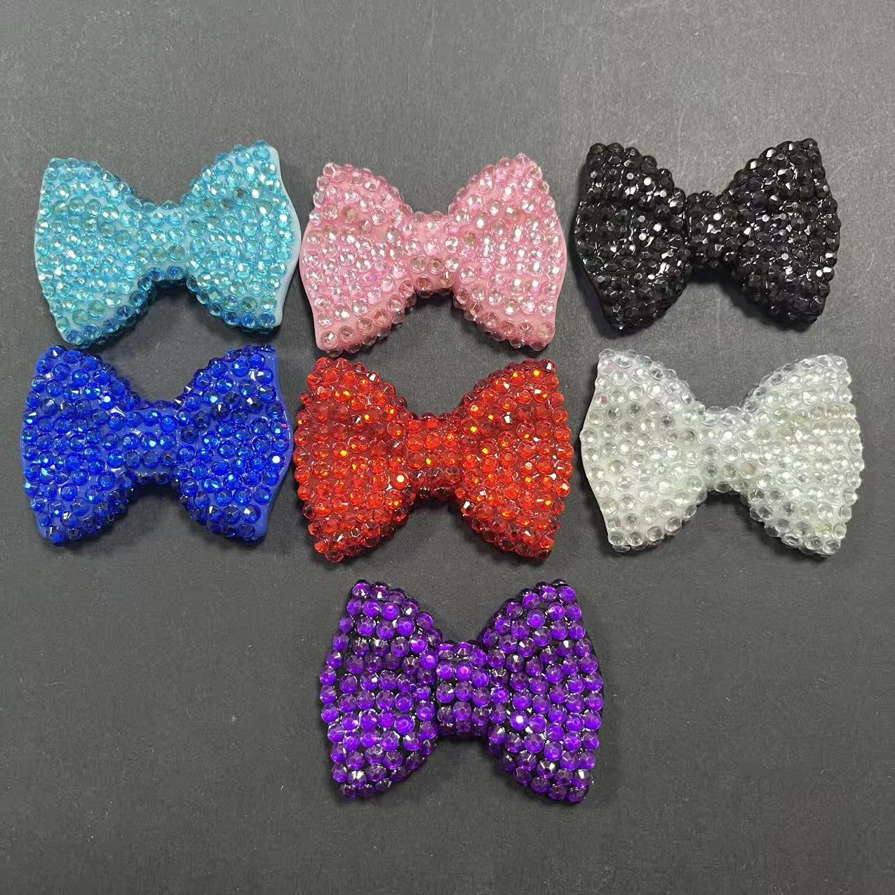 Phone Cases Junk - 2Pcs Kawaii Bling Pink Diamond Bow