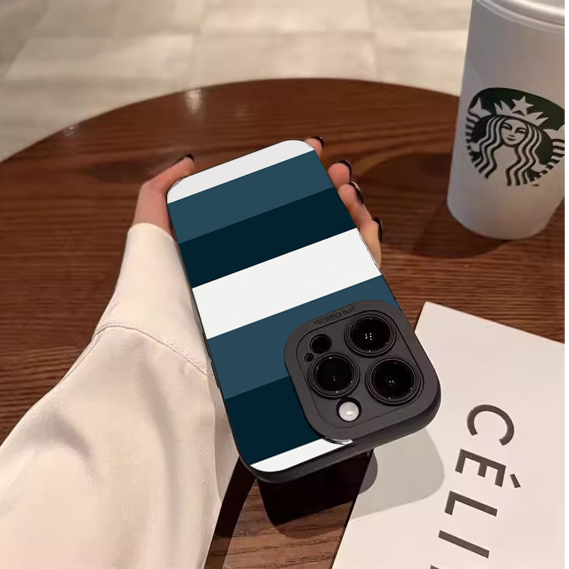 Blue White Striped Pattern Pho - Phone Cases Blue ulasan dan harga