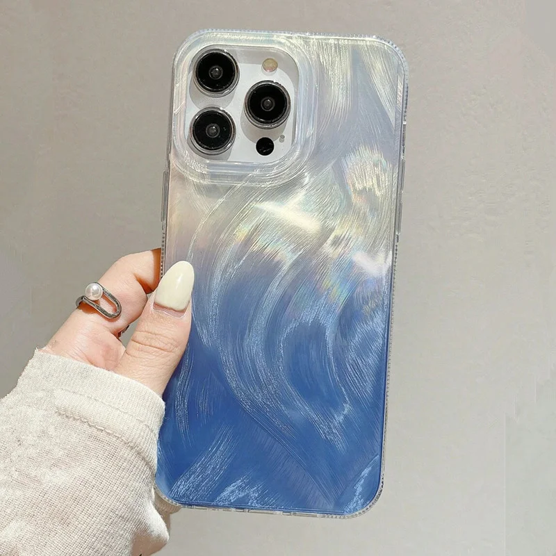 Glitter Gradient Blue Starry S - Phone Cases Blue ulasan dan harga