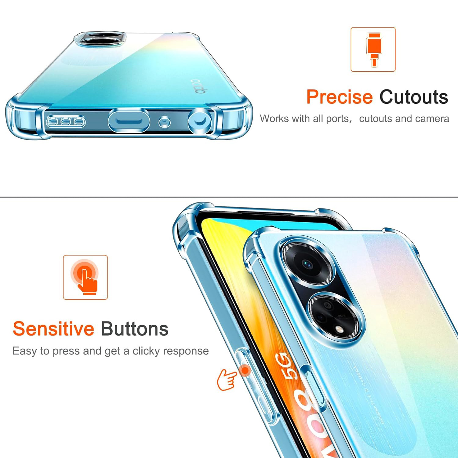 Thick Shockproof Silicone Clea - Phone Cases Aviation ulasan dan harga