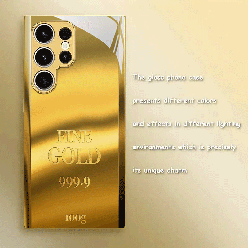 Novelty Gold‑Bullion‑Bar Luxur - Phone Cases Aesthetic ulasan dan harga