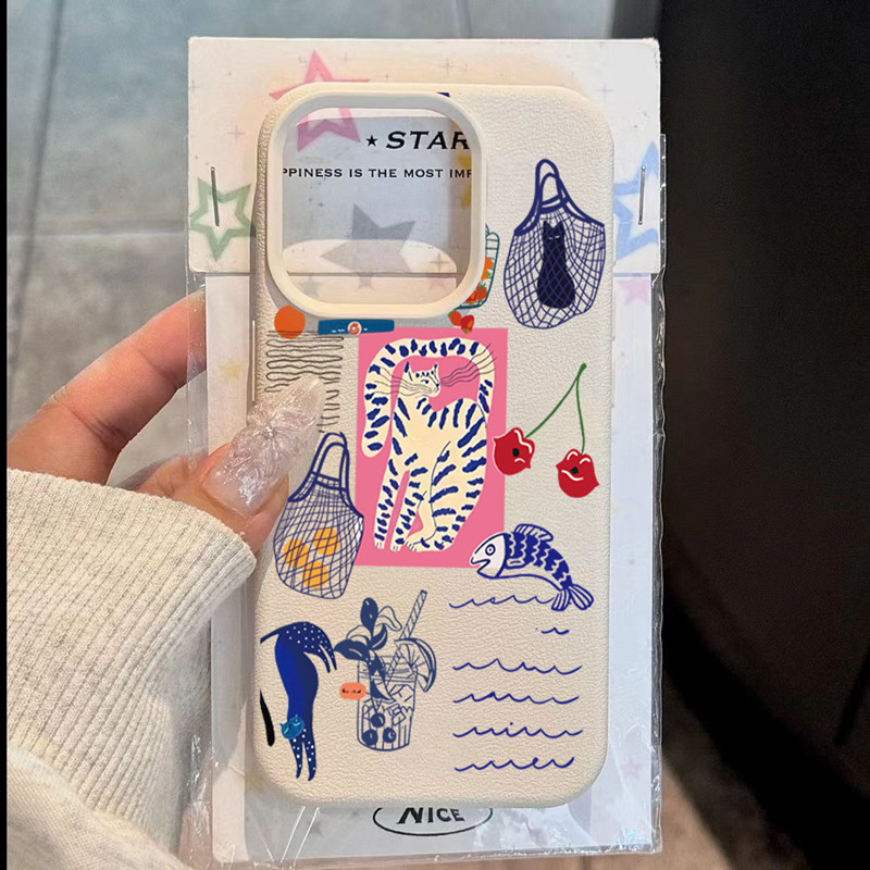 Cute Cherry Cat Print Phone Ca - Phone Cases Durable ulasan dan harga