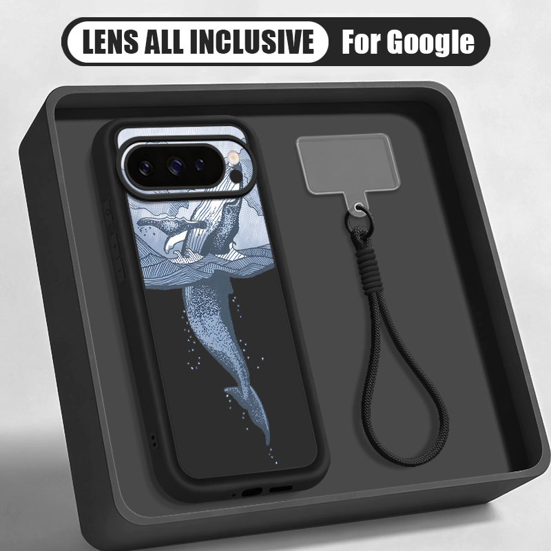 Humpback Whale Print Wrist Str - Phone Cases Google Pixel 9 ulasan dan harga