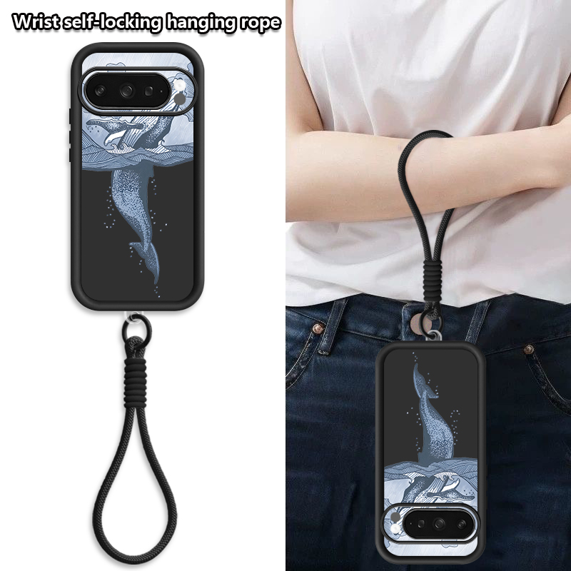 Humpback Whale Print Wrist Str - Phone Cases Google Pixel 9 ulasan dan harga