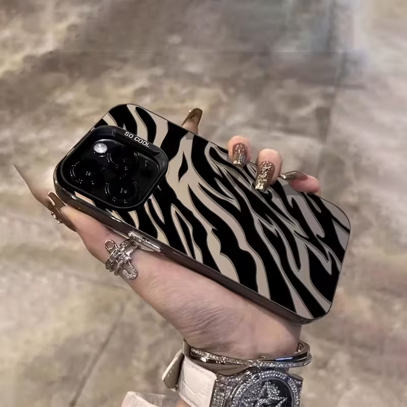 Zebra Pattern Black Advanced I - Phone Cases Durable ulasan dan harga
