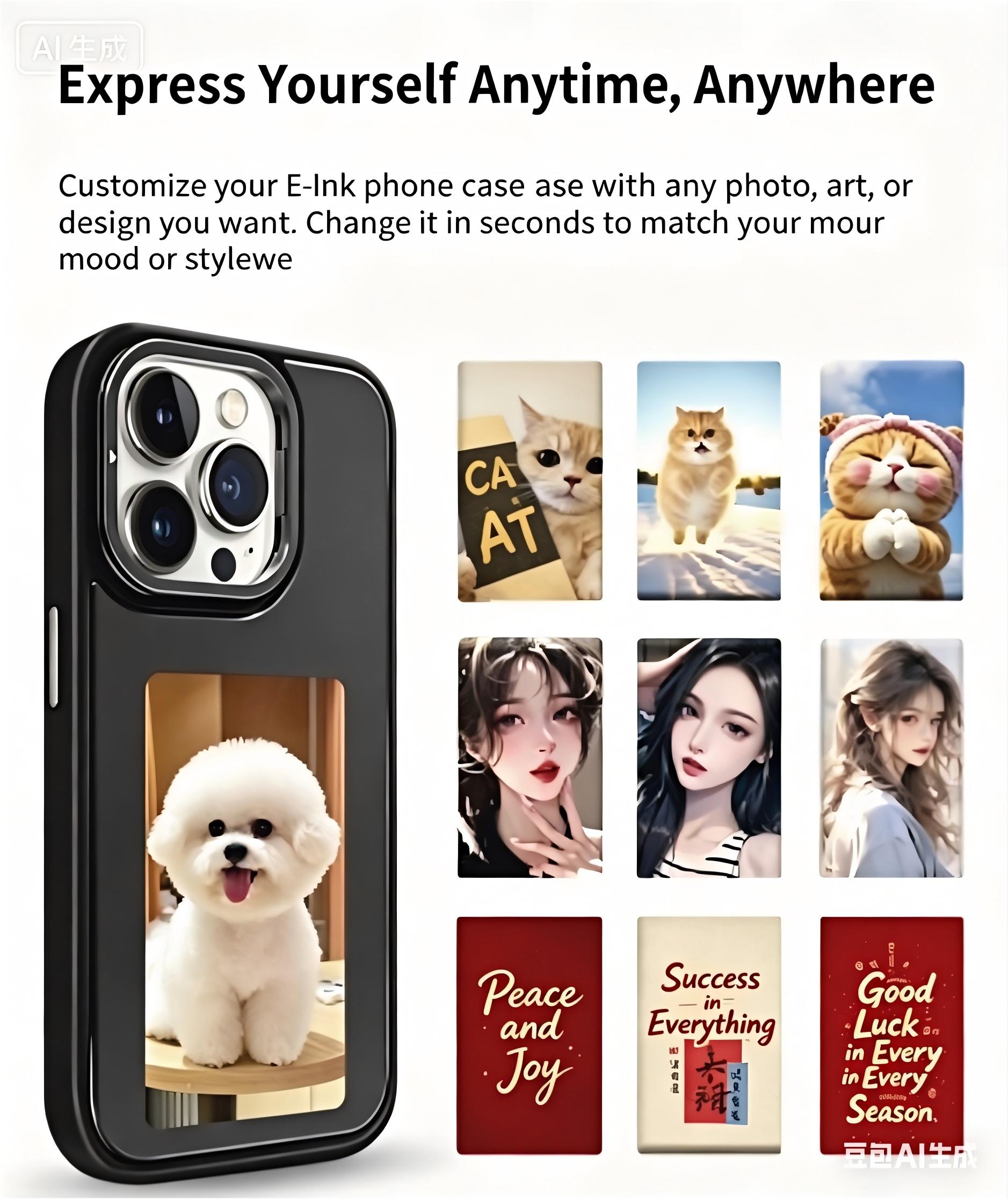 NFC Smart E-ink Phone Case DIY - Phone Cases Customized ulasan dan harga