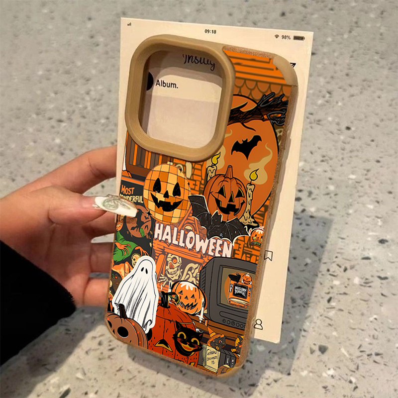 Halloween Pumpkin Type Ghost P - Phone Cases Xr ulasan dan harga