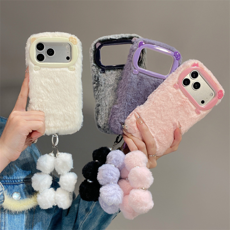 Luxury Solid Colors Furry Plus - Phone Cases For Iphone 12 Pro Max ulasan dan harga