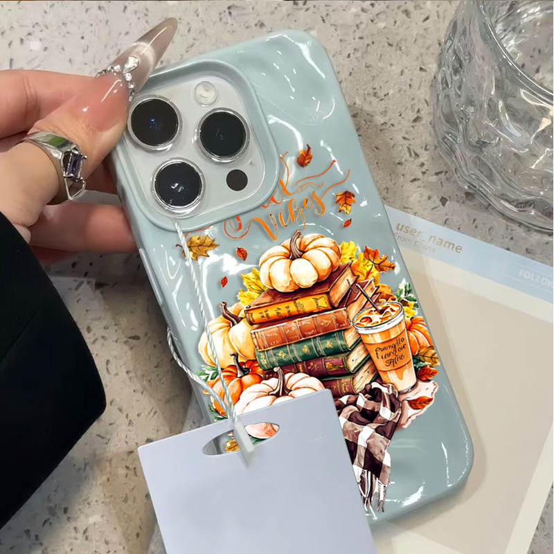 Autumn Fall Pumpkin Coffee Pho - Phone Cases Durable ulasan dan harga