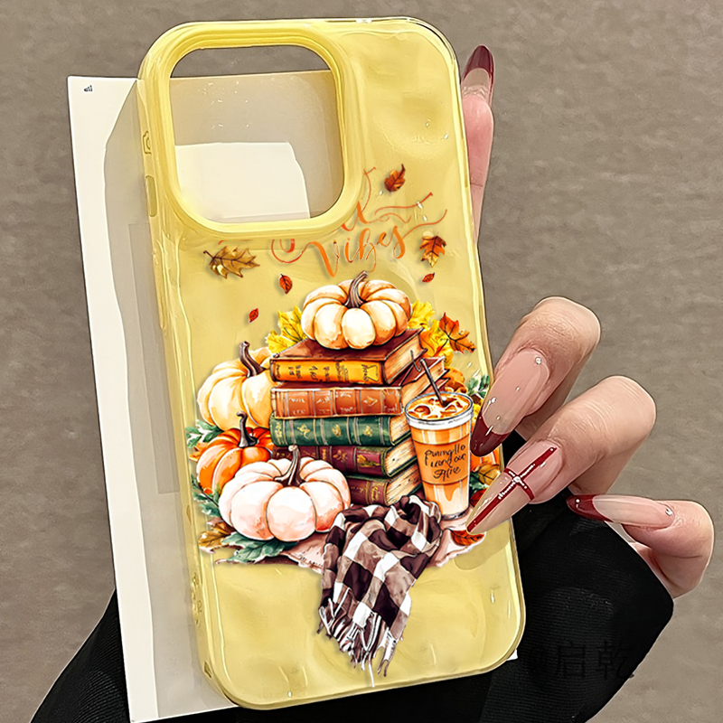 Autumn Fall Pumpkin Coffee Pho - Phone Cases Durable ulasan dan harga