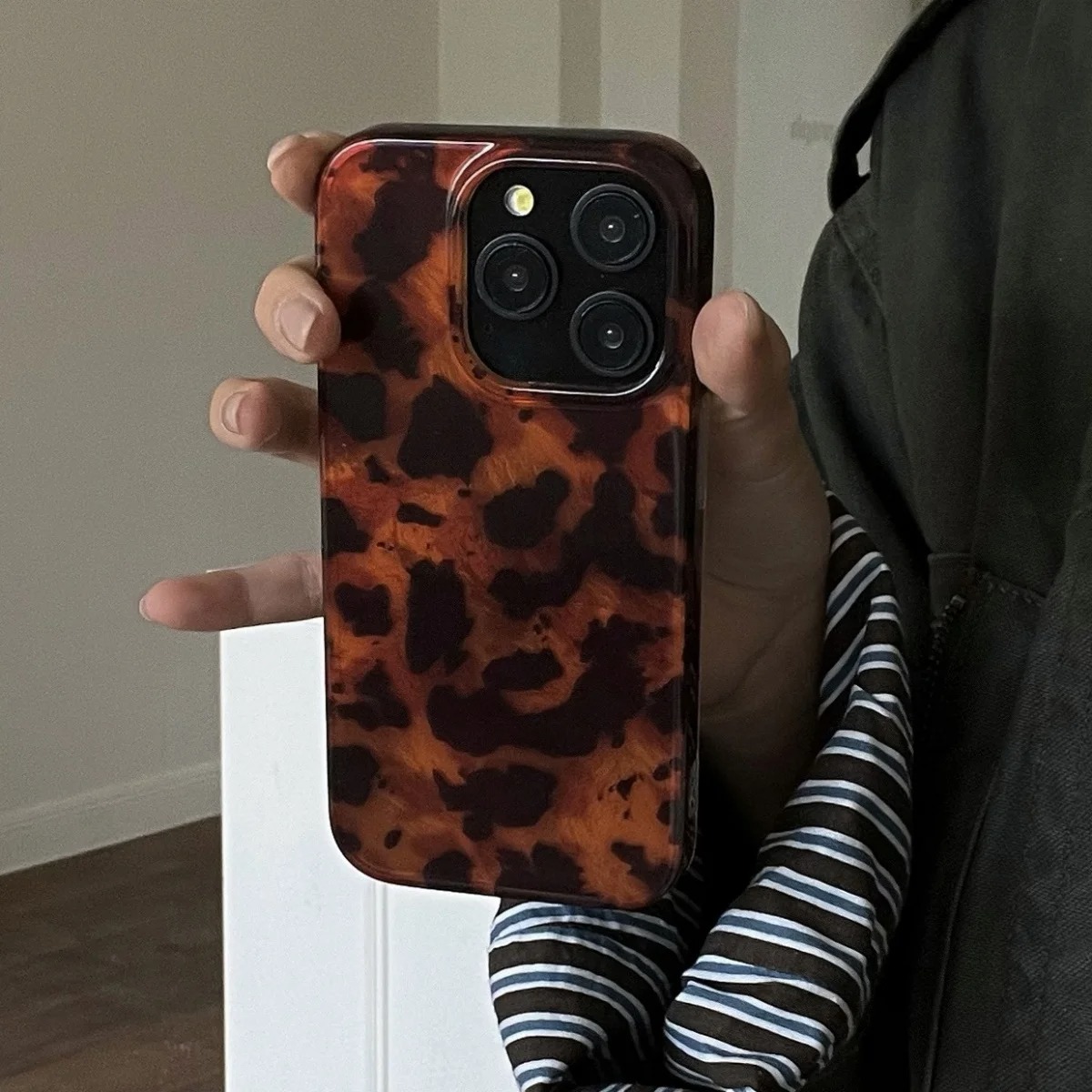 Retro Amber Texture Laser Phon - Phone Cases Xr ulasan dan harga