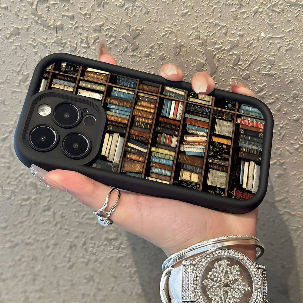 Book Shelf Creative Pattern Ph - Phone Cases Durable ulasan dan harga