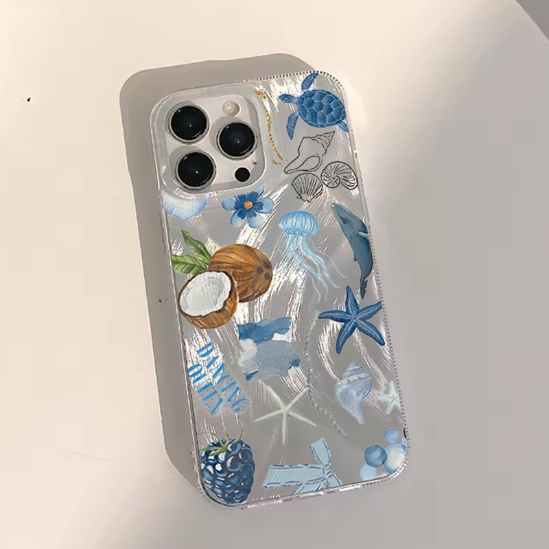 Blue Ocean Beach Shockproof Ph - Phone Cases Blue ulasan dan harga