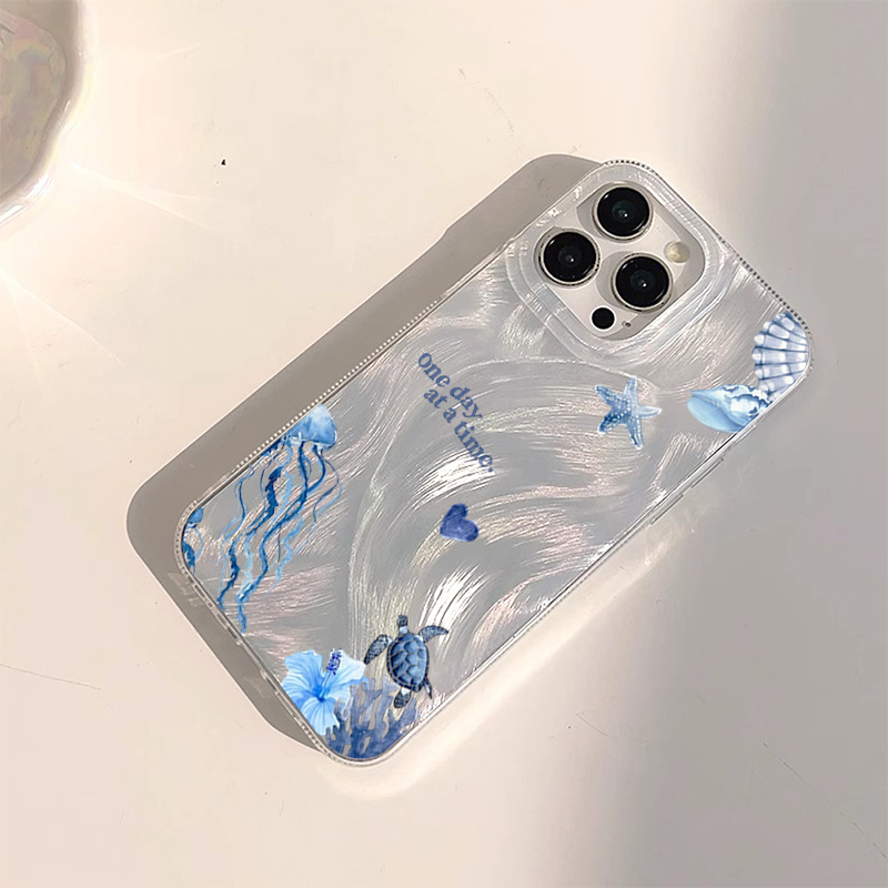 Blue Ocean Beach Shockproof Ph - Phone Cases Blue ulasan dan harga