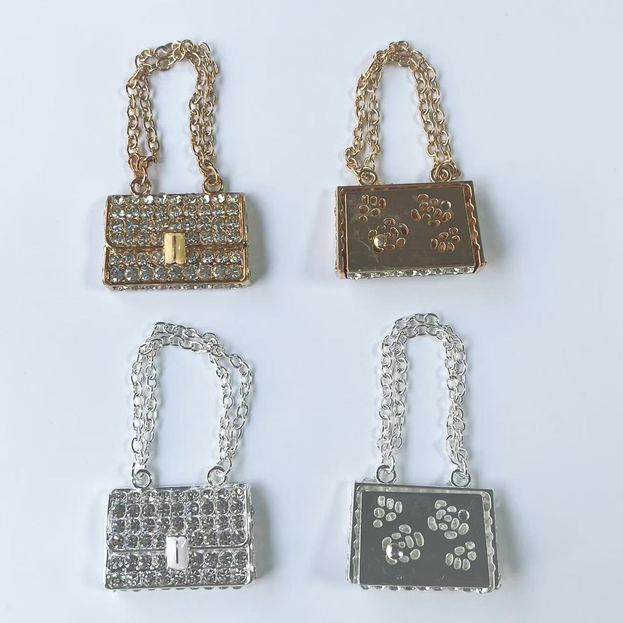 4Pcs Chic Mini Rhinestone Hand - Phone Cases Junk ulasan dan harga