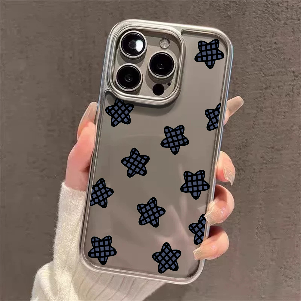 Y2K Stars Fashion Clear Cases  - Phone Cases Xr ulasan dan harga
