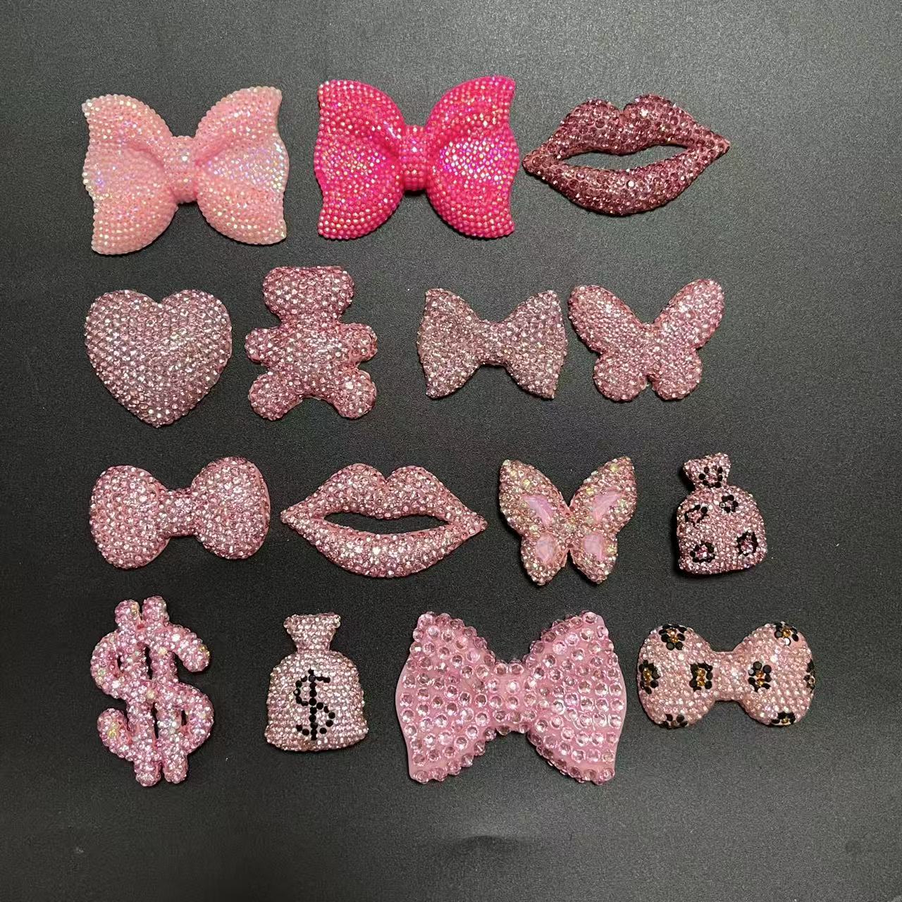 2Pcs Kawaii Bling Pink Diamond - Phone Cases Junk ulasan dan harga