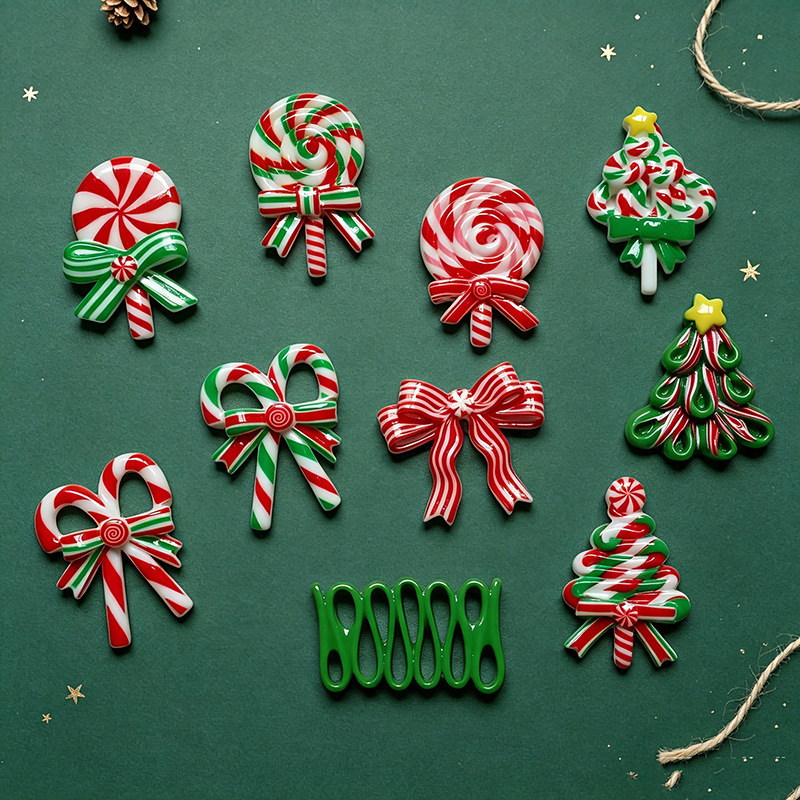 5pcs Christmas Resin Accessori - Phone Cases Junk ulasan dan harga