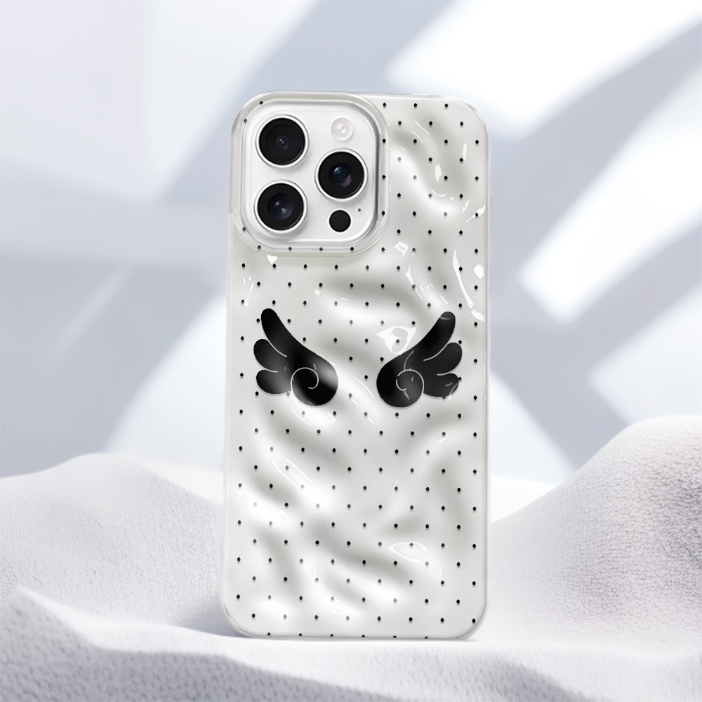 Angel Wings Polka Dot Cute Swe - Phone Cases Aesthetic ulasan dan harga