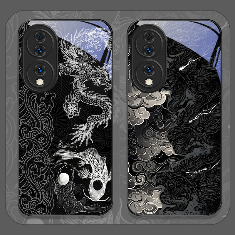 Aesthetic Cool Black Dragon Pr - Phone Cases Aesthetic ulasan dan harga