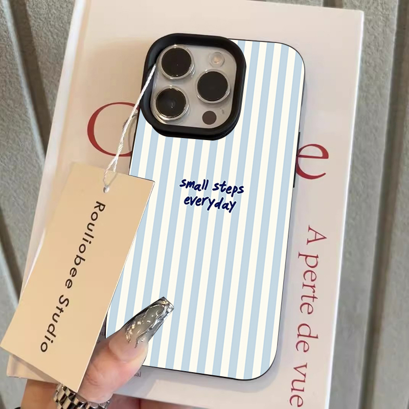 Blue English Blue White Stripe - Phone Cases Blue ulasan dan harga