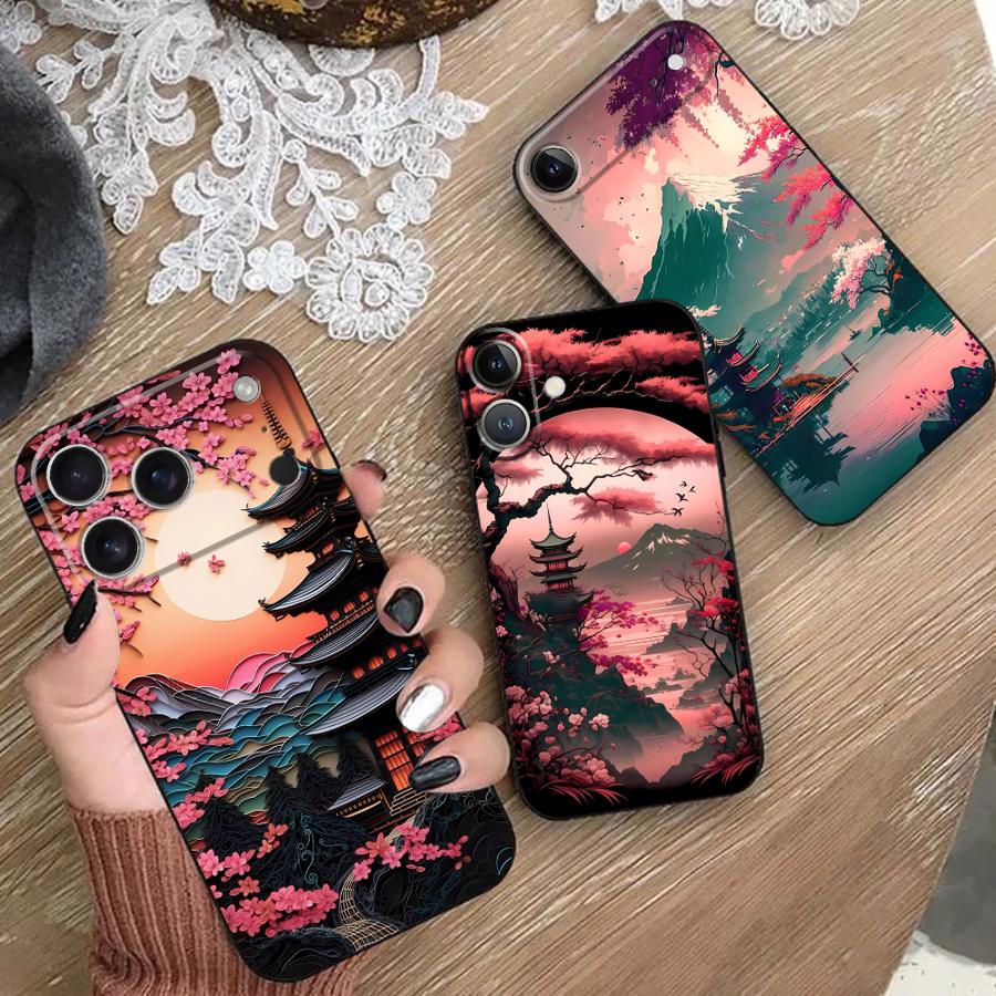 Aesthetic Mount Fuji Funda Pho - Phone Cases Aesthetic ulasan dan harga