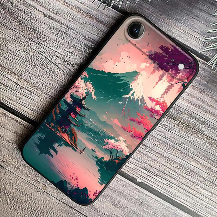 Aesthetic Mount Fuji Funda Pho - Phone Cases Aesthetic ulasan dan harga