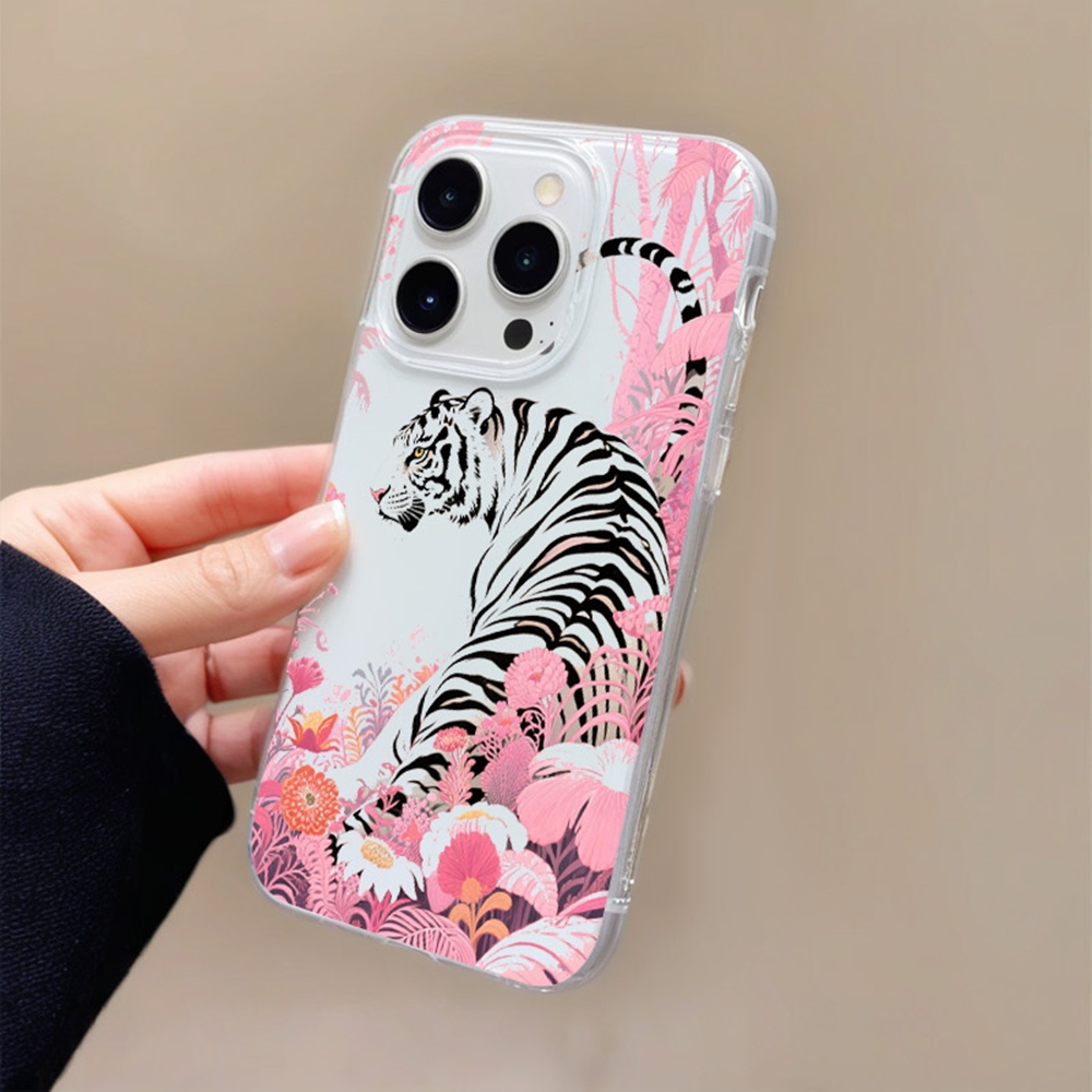 Aesthetic Tiger Wild Flower Sl - Phone Cases Aesthetic ulasan dan harga