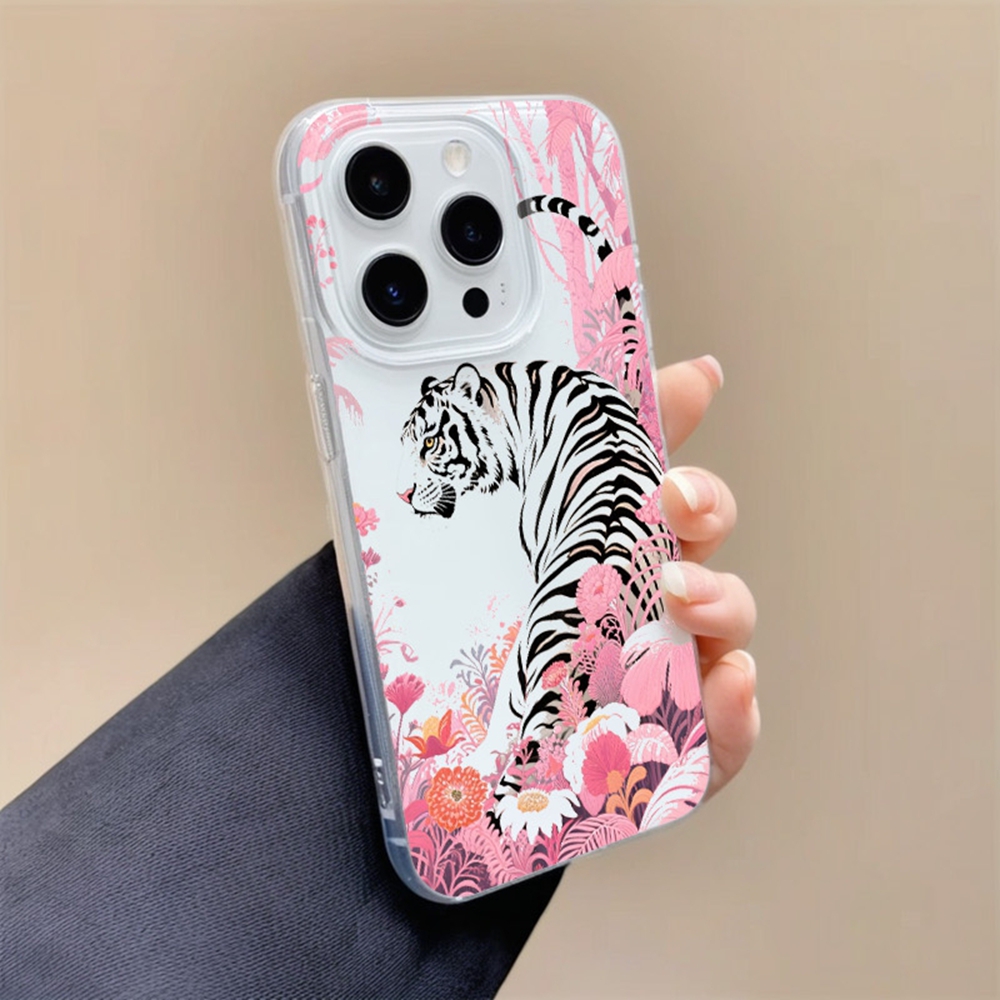 Aesthetic Tiger Wild Flower Sl - Phone Cases Aesthetic ulasan dan harga
