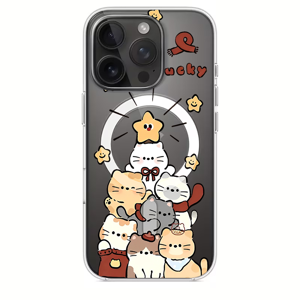 Cute Cartoon Kitten Print Comp - Phone Cases For Iphone 12 Pro Max ulasan dan harga